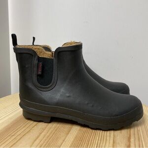 Chooka Chelsea Delridge Women Rain Winter Boots Booties Plush Lined Black Sz 10